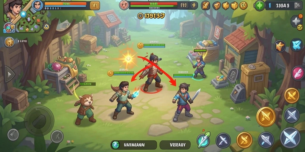 Visual menakjubkan dari salah satu level dalam GARANG4D.