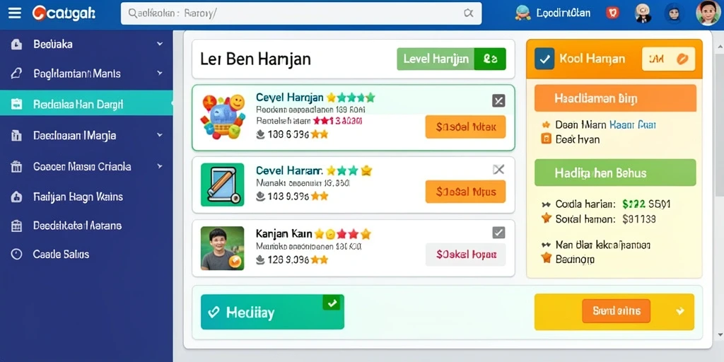 Tantangan level yang menantang untuk semua pemain.